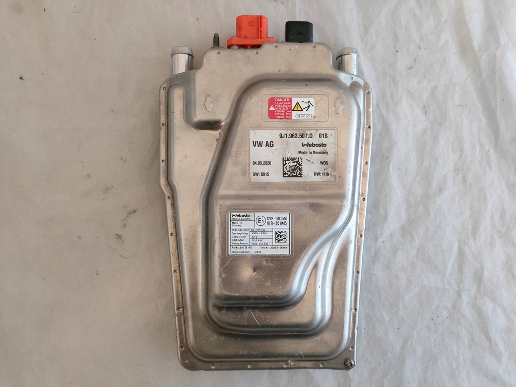 фото №1, Модуль обігрівальний webasto porsche taycan 9j1963507d