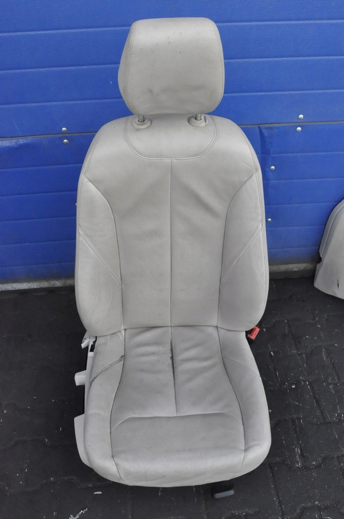 фото №12, Bmw 1 f20 переходник салона сиденья белый кожа заднее сиденье