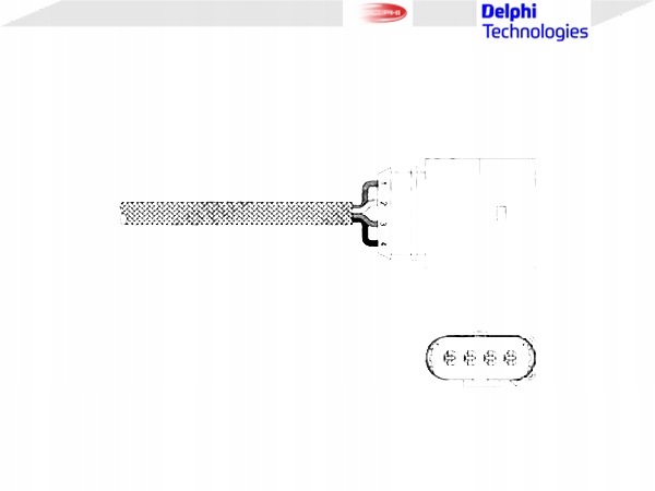 фото №2, Delphi es20338-12b1 датчик лямбда-зонд
