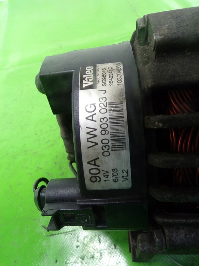 фото №5, Audi a3 8l lift 1.6 8v 102km bfq генератор 030903023j