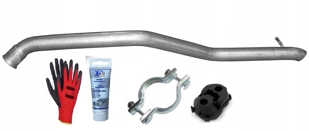 фото №1, Citroen jumpy ii 2.0 hdi 16v 88kw od 2007r. труба выпускная lwb+