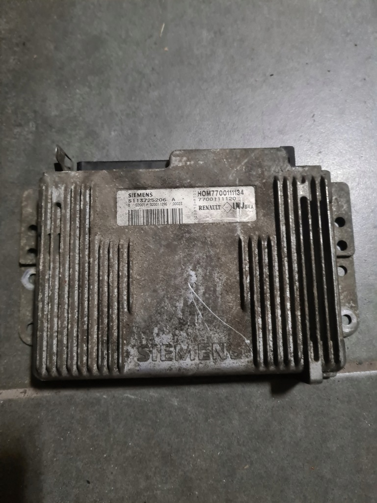 фото №1, Блок управления двигателя renault 7700111120 s113725206a