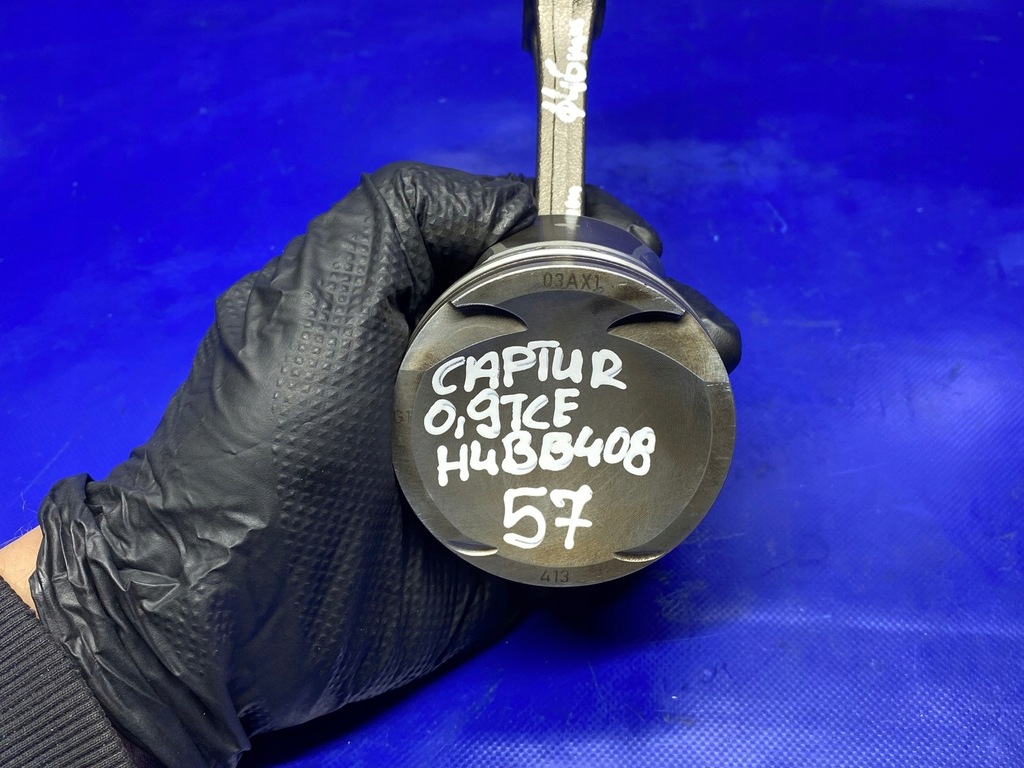 фото №14, Поршень шатун шату́н captur dacia sandero nissan 0.9 tce h4bb408 20mm 46mm