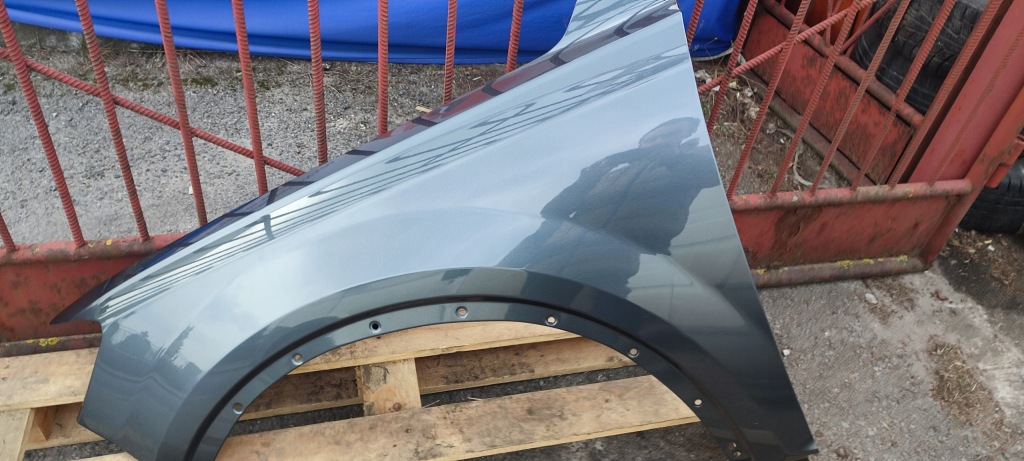 Крыло  aluminiowy левое  перед передний audi q7 4m 1.15-12.19 дорестайлинг  lm7q с Разборки