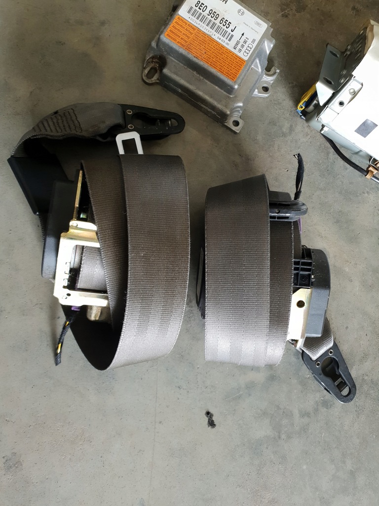 фото №12, Audi a4 b6 04r консоль приборная панель air bag ремни swing