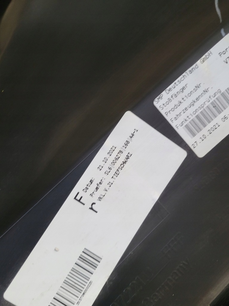 фото №10, Porsche taycan 9j 9j1zderzak перед передний