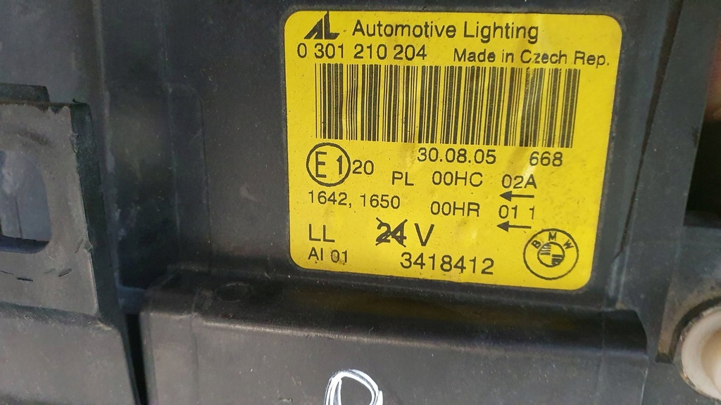 фото №13, Лампа перед правая bmw x3 e83 lift 06-