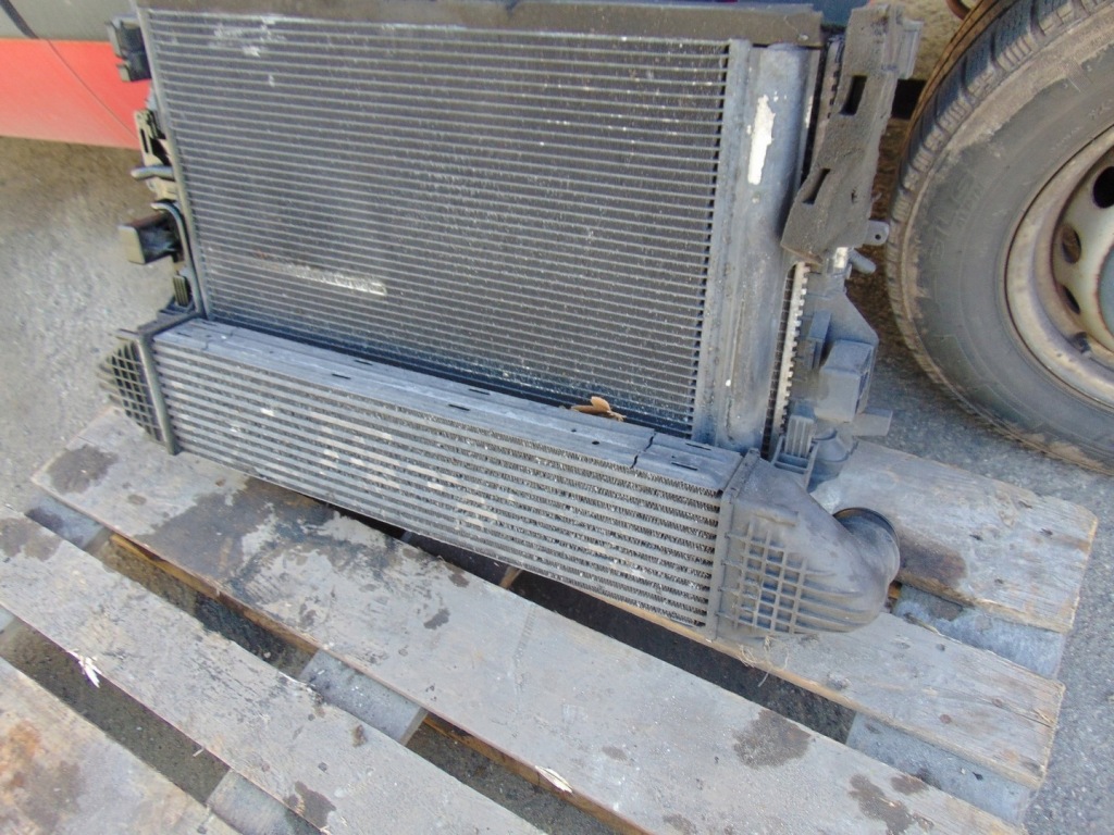 Комплект радиатор вентилятор ford s-max mk1 2.2 tdci 175km механическая коробка передач Доставка