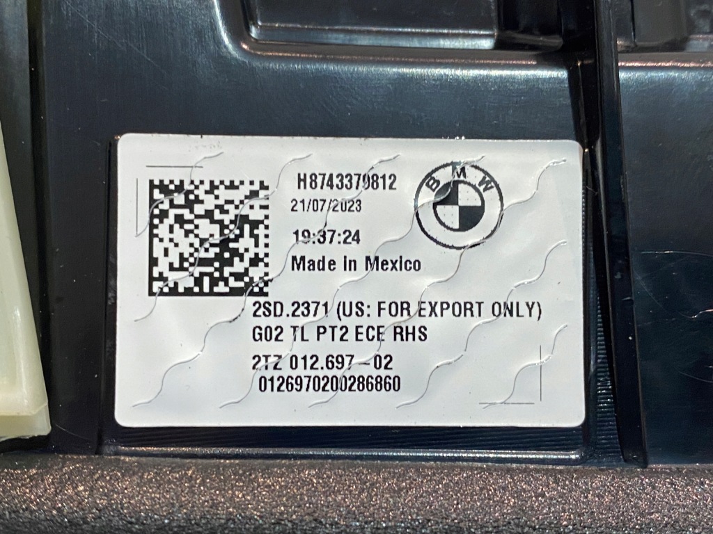 фото №12, Bmw x4 g02 x4m f98 lci лампи задня комплект europa