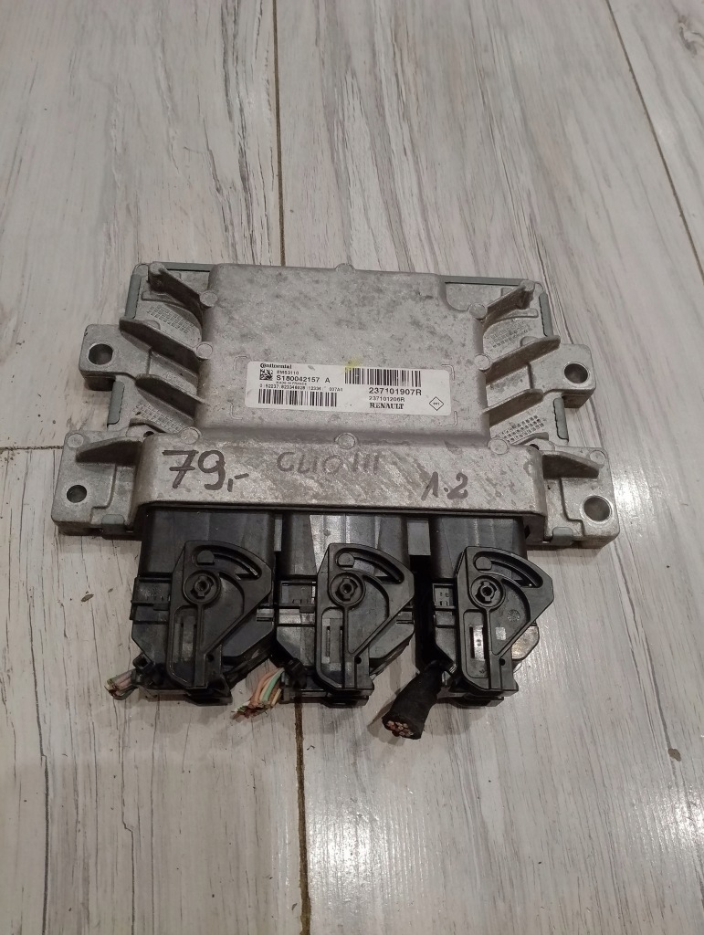 фото №1, Бортовой компьютер блок управления renault clio iii 1.2 237101907r 237101206r s180042157a