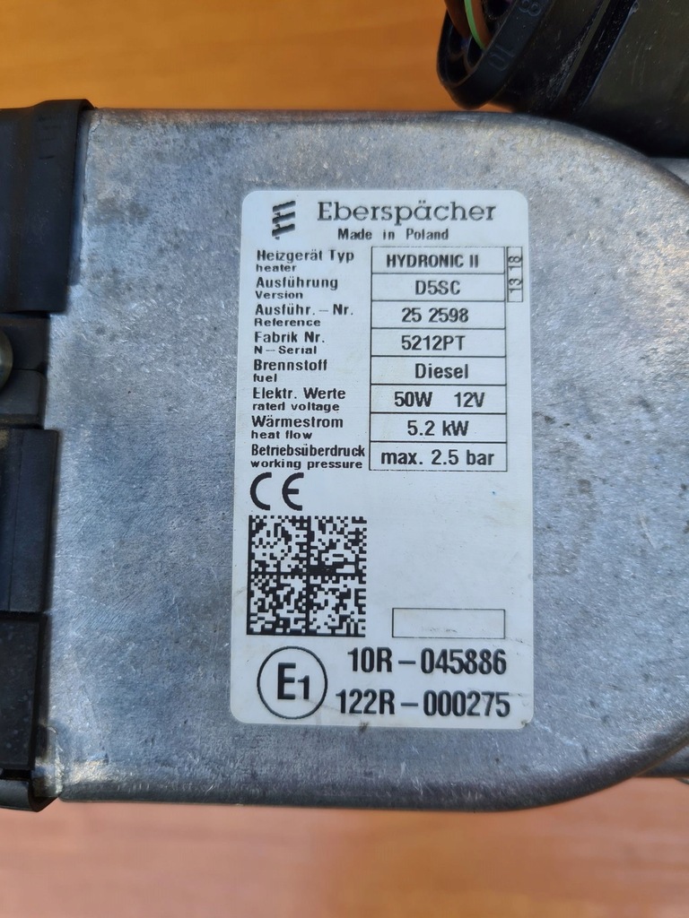 фото №10, Webasto универсальные zesta do dołożenia d5sc дизель