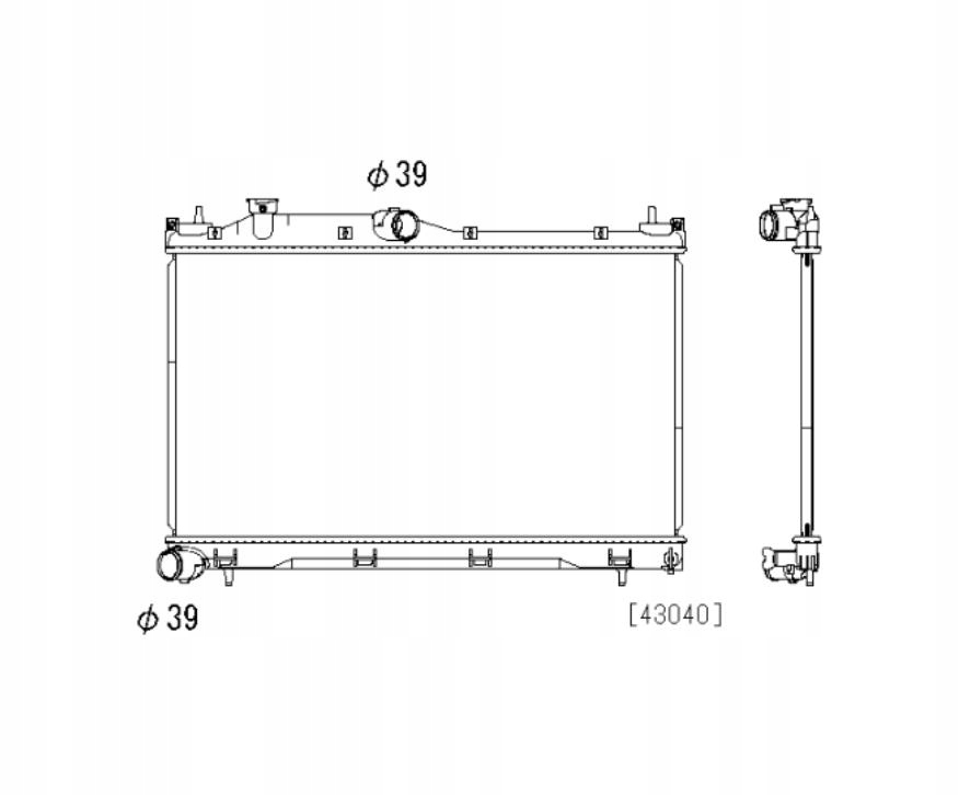фото №1, Subaru forester 2019+ радіатор 45111sj000