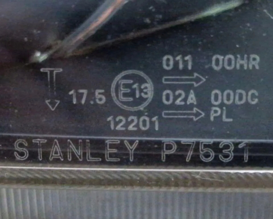 фото №13, Лампа ліва передня honda accord viii cu w3t19371 2.4l бензиновий 148kw