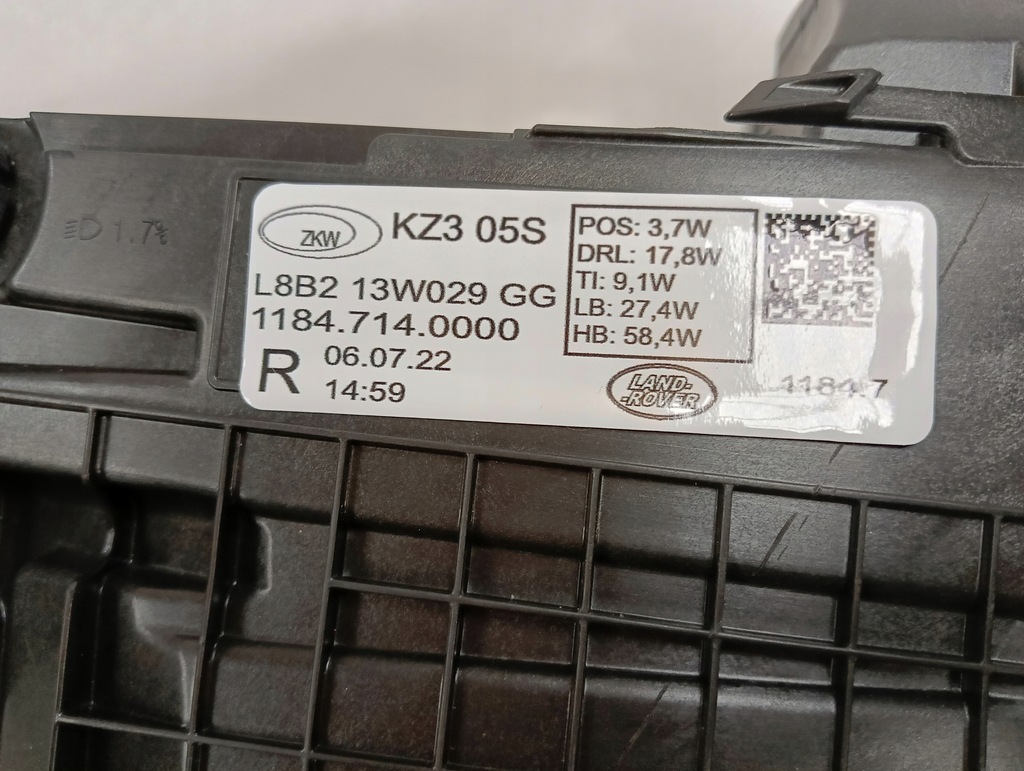 фото №5, Land rover defender 2 ii права лампа full led nowa комплектна ліва