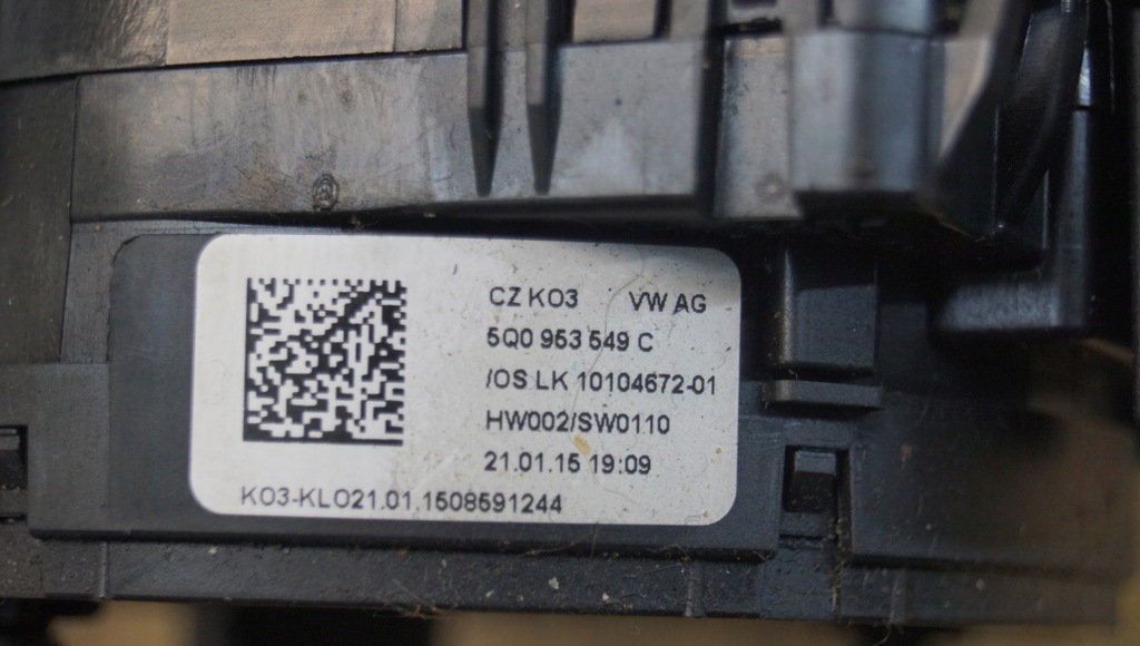 фото №11, Переключатель комбинированный лента skoda octavia iii 5q0953507df