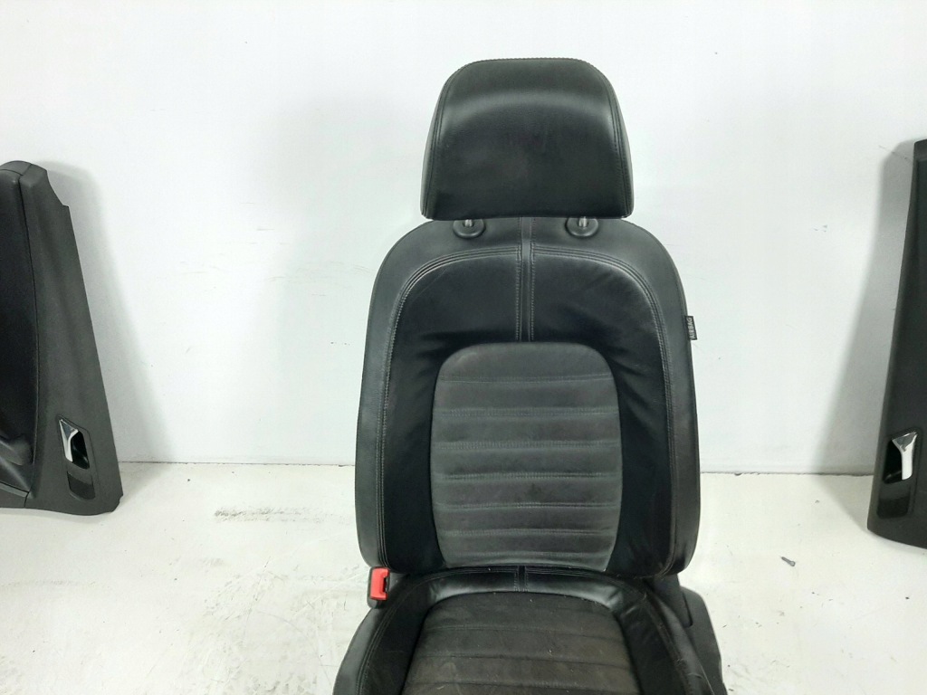 фото №13, Passat b6 variant 08r оббивка шкіра комплект сидіння заднє сидіння обшивки тунель