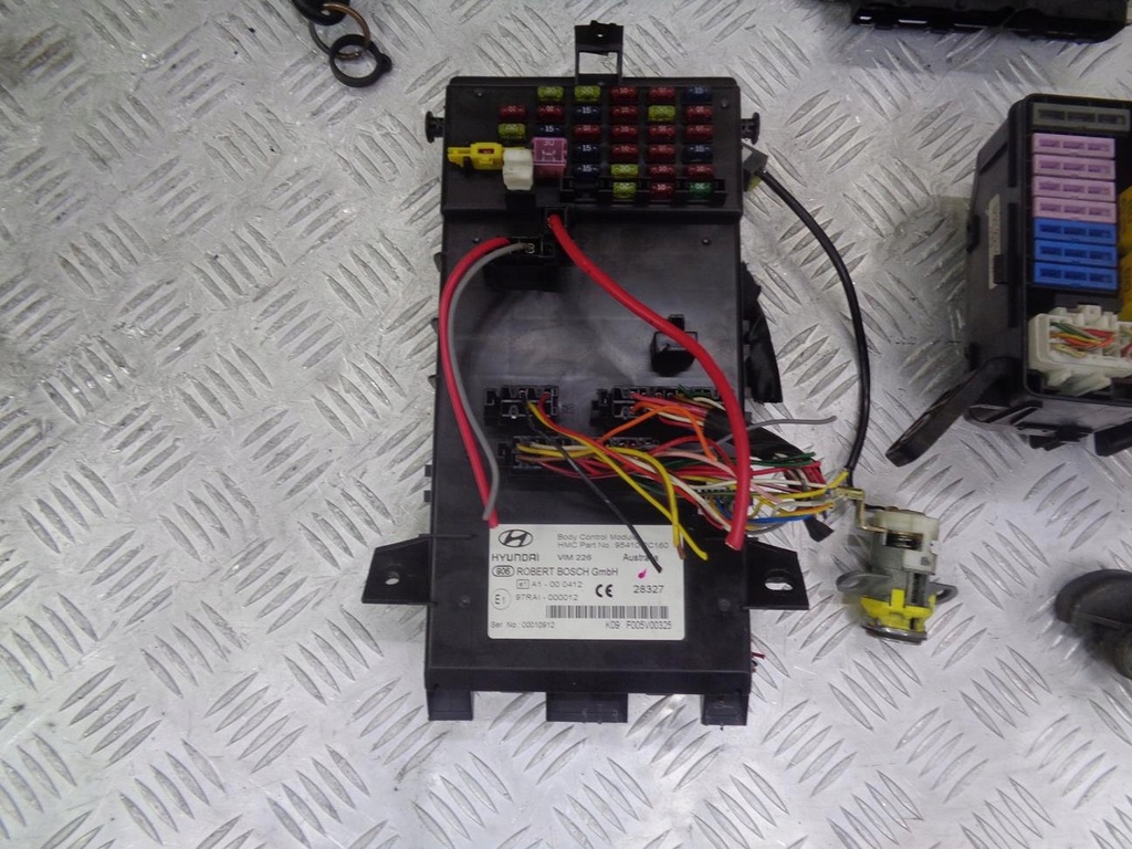 фото №5, Бортовой компьютер набор иммобилайзер запуск bcm hyundai coupe 2 ii 2001- 2.0 16v 39105-23370