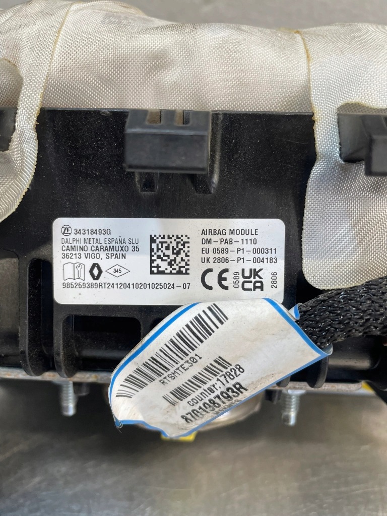 Подушка безпеки подушка пасажира renault trafic 3 рестайлінг  iv 21- 985259389r Доставка