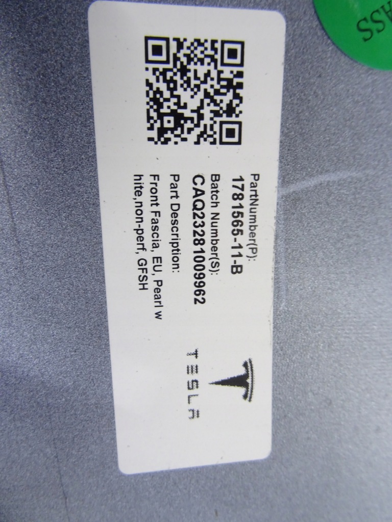 Tesla model 3 рестайлинг  бампер передний 2023r 1781565-11-b llu Оригинал