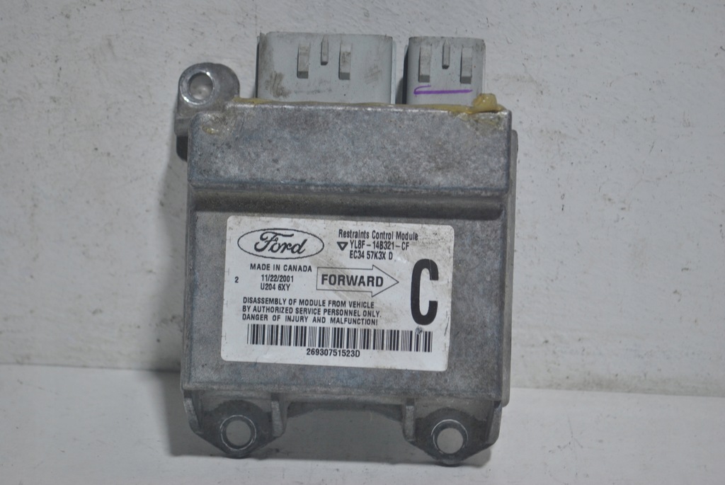 фото №1, Датчик модуль подушка безпеки mazda tribute yl8f14b321cf