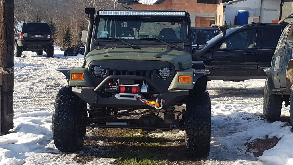 фото №1, Jeep wrangler tj бампер сталевий перед off-road