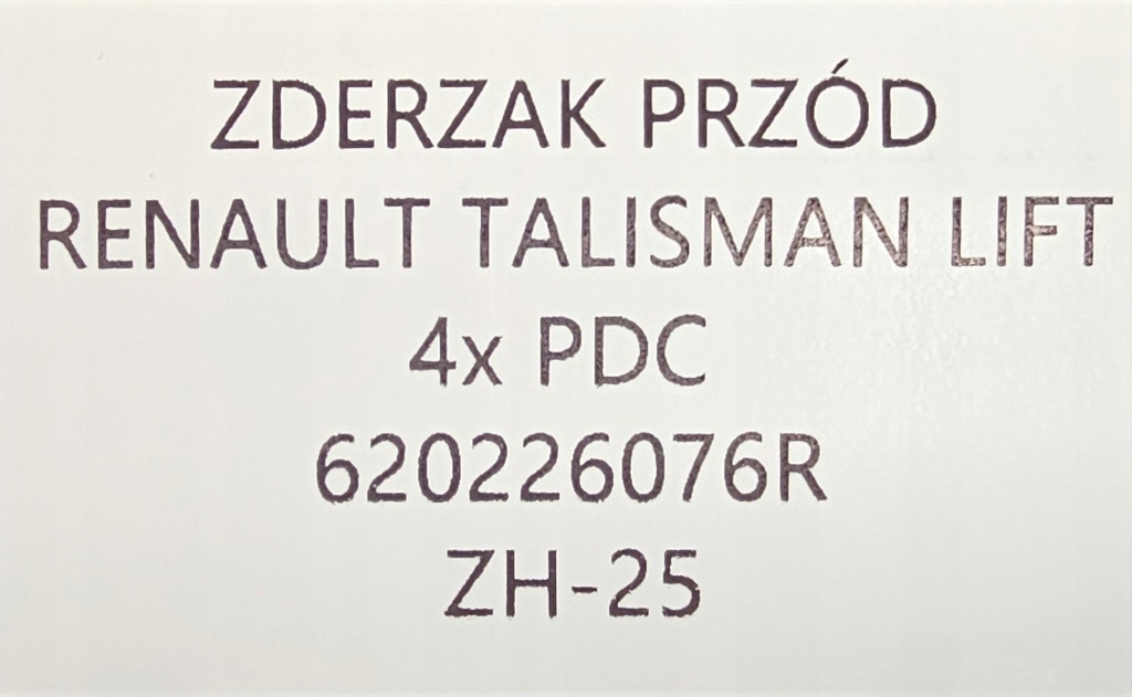 фото №9, Новый оригинальный бампер перед передний renault talisman lift 6x pdc 2020-