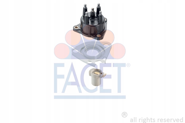 фото №2, Трамблерна кришка + контактний палець розподільника facet 2.7672pht