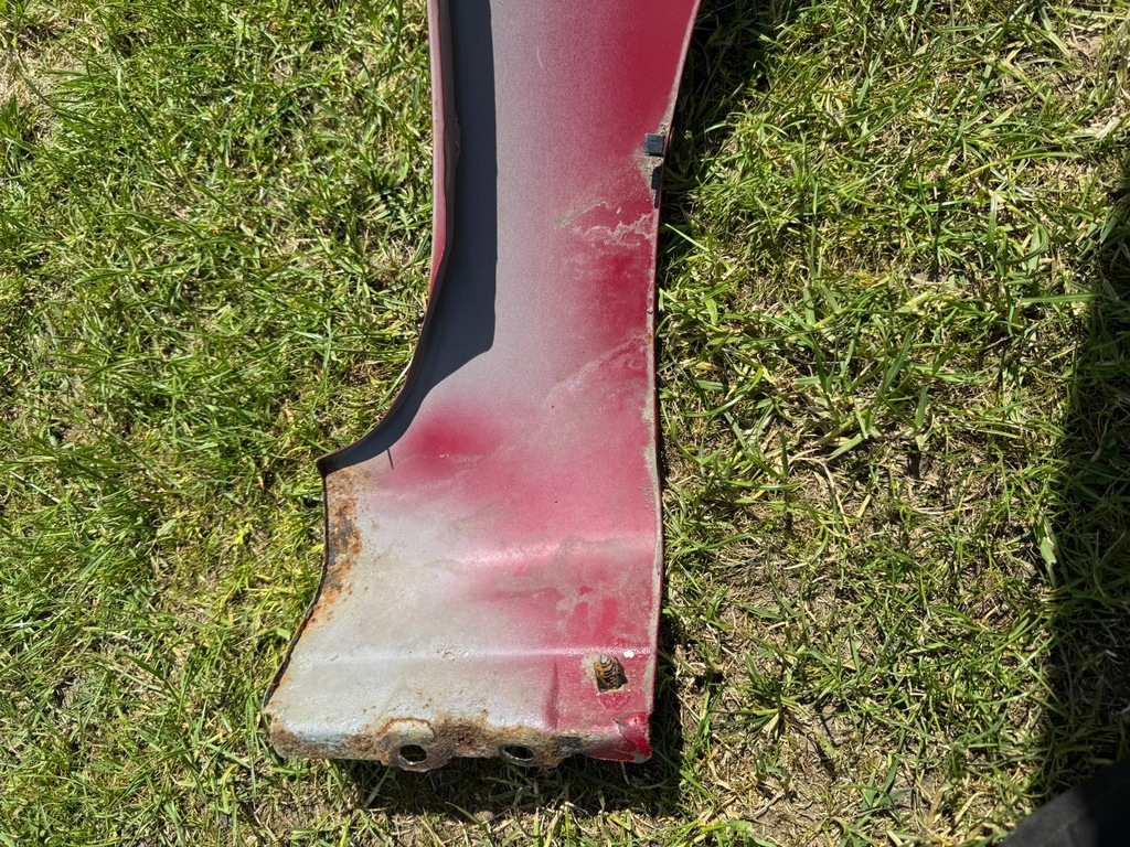 фото №15, Крыло левый передний перед красный kia ceed i 1 06- лак: hr 90um