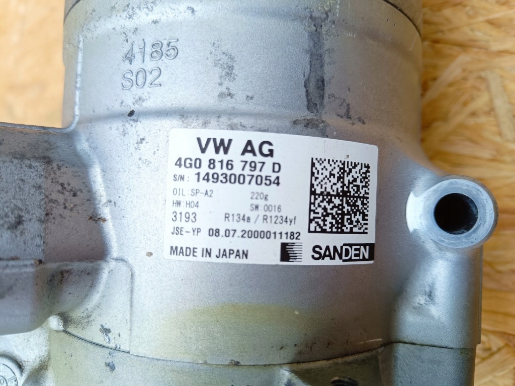 Porsche panamera 791 компрессор компрессор кондиционера 4g0816797b 3 Оригинал