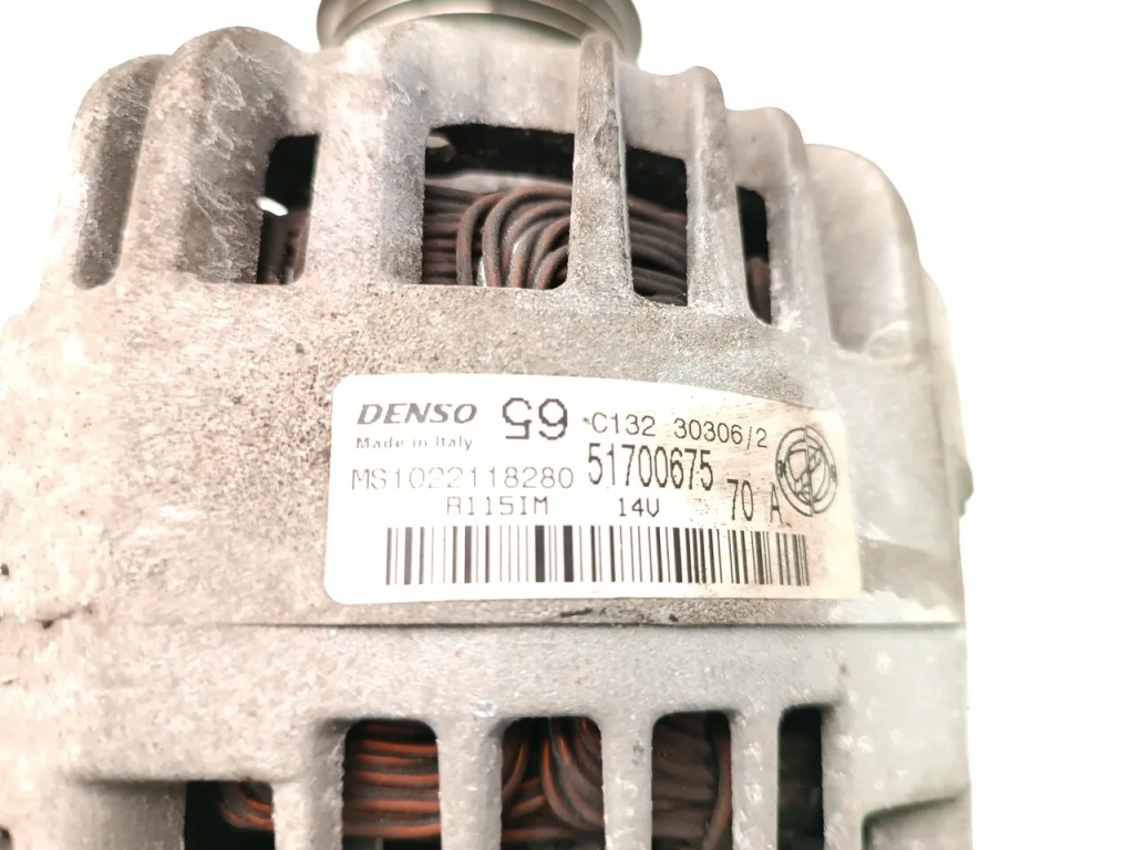 Fiat grande punto генератор 1.2 бензин 48kw 65 hp 51700675 2006 05-24 Зі Шроту