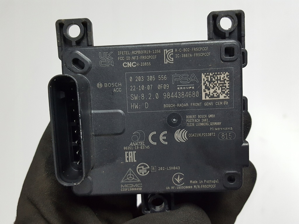 фото №1, Opel astra vi l 21r- радар датчик перед 9844384680