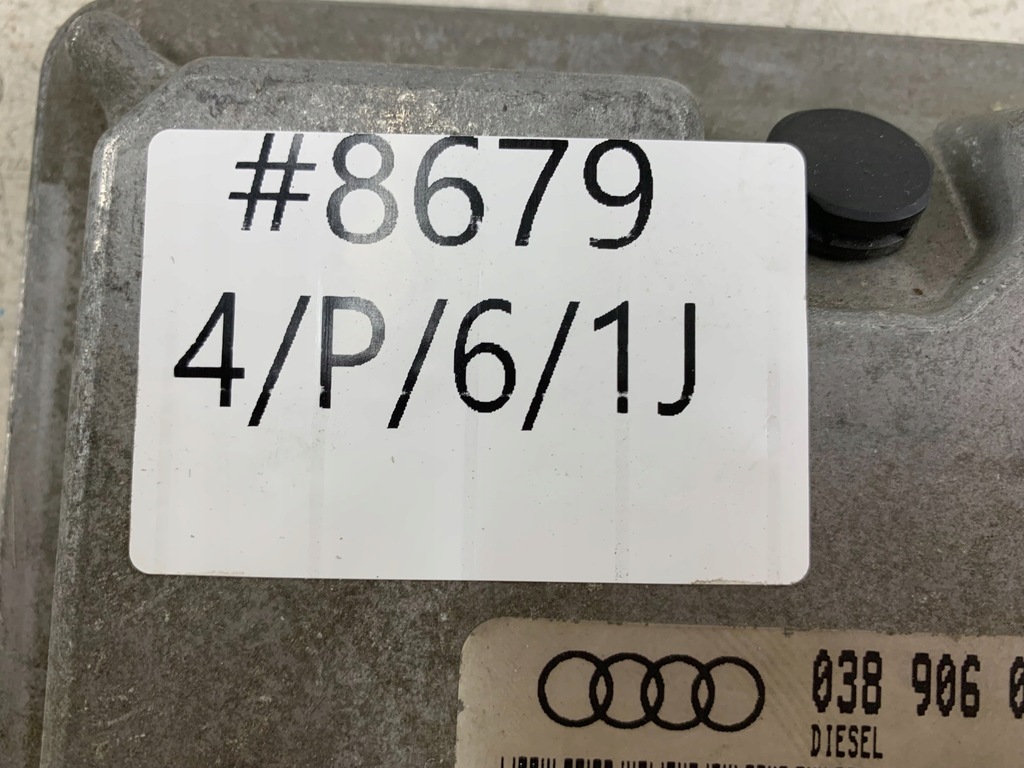 фото №6, Блок управления бортовой компьютер двигателя audi a3 8l 1.9 tdi 038906018ak