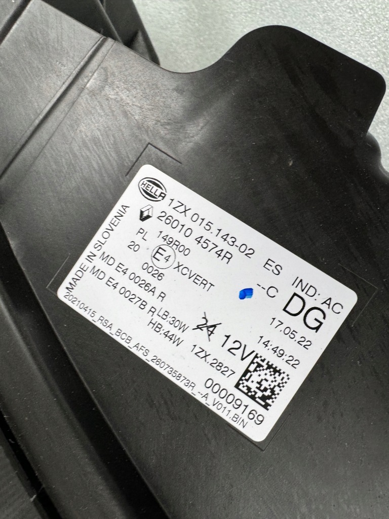 фото №4, Renault megane e-tech права лампа full led