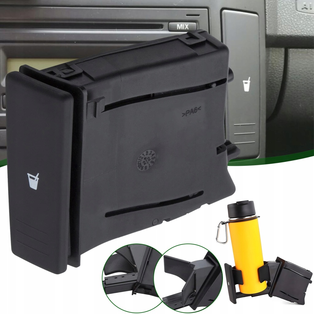 фото №14, Кронштейн na напитки кружка бутылка cup держатель do vw polo 9n