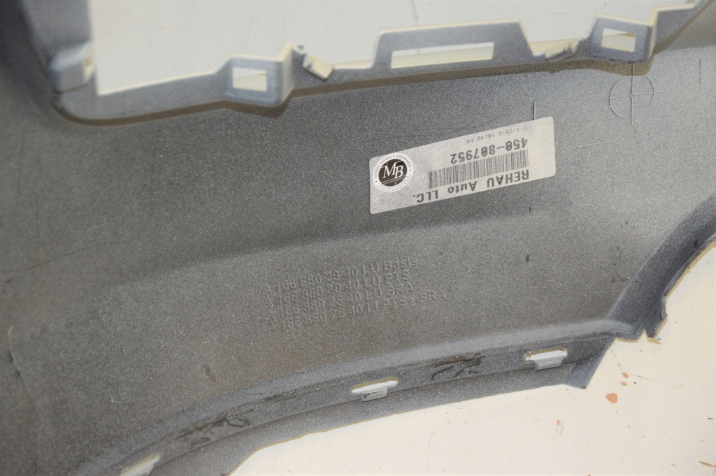 фото №10, Mercedes бампер передній na омивачі білий 650 gl 166 x166