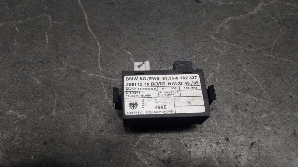 фото №1, 8362337 модуль блок управления ews bmw e36 e34 e38 e39