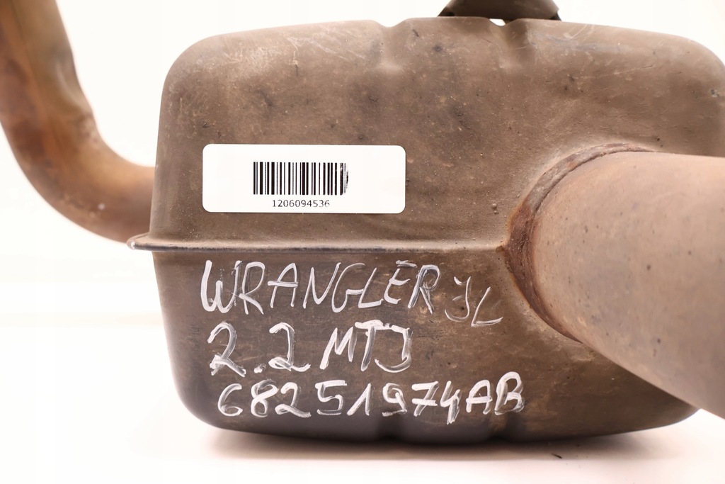 фото №6, Jeep wrangler jl 2.2 mtj 18- труба гасник вихлоп 68251974ab
