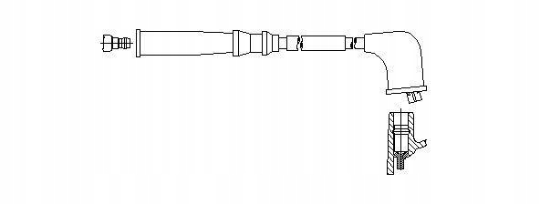 фото №1, Шланг зажигание bremi 708e69 mazda 929