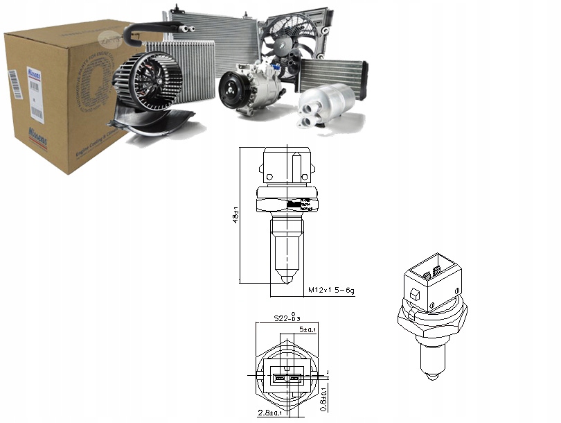 фото №15, Датчик температуры воды nissens 207088 13620150974