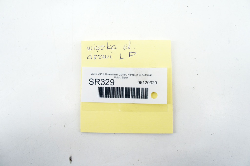 фото №5, Sr329 volvo v90 ii t5 16- жгут дверь левый перед 31676207