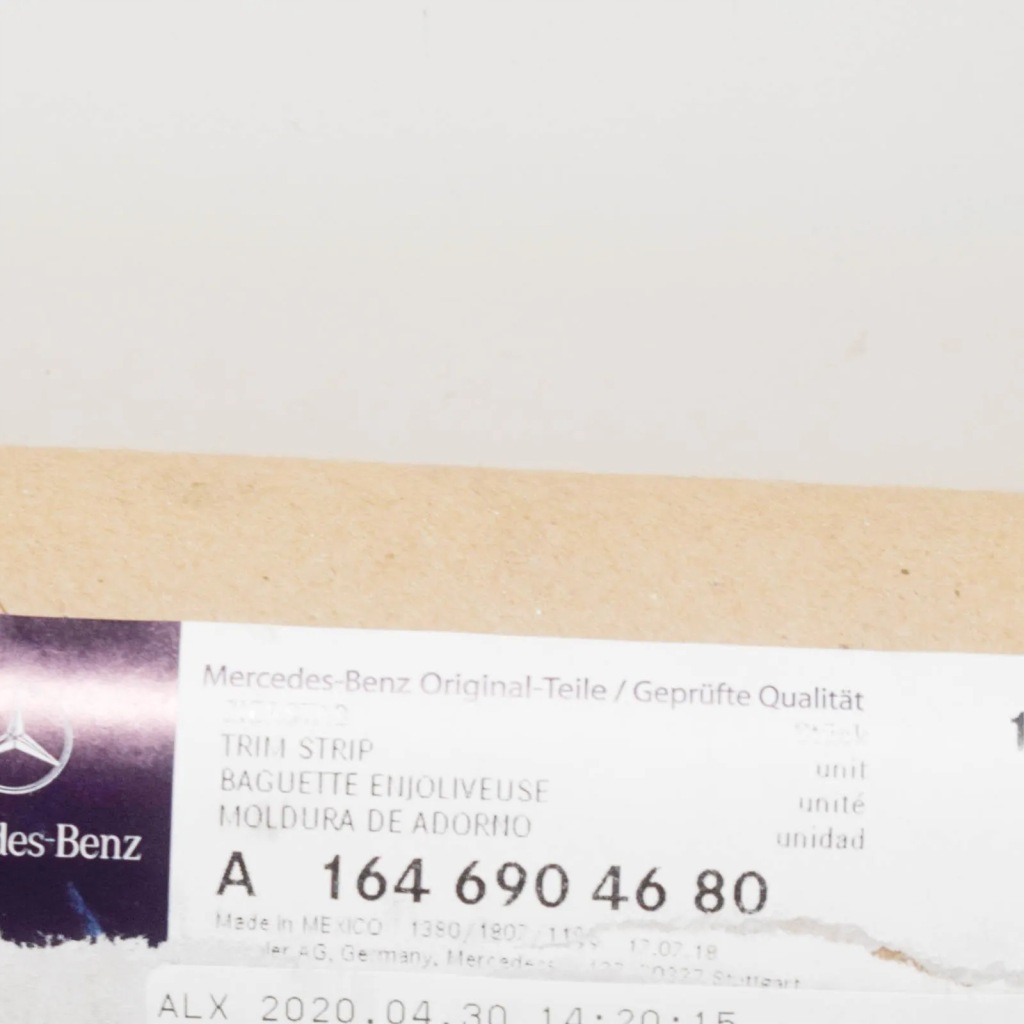 фото №9, Mb gl x164 задня права молдинг декоративна зовнішня скло a1646904680