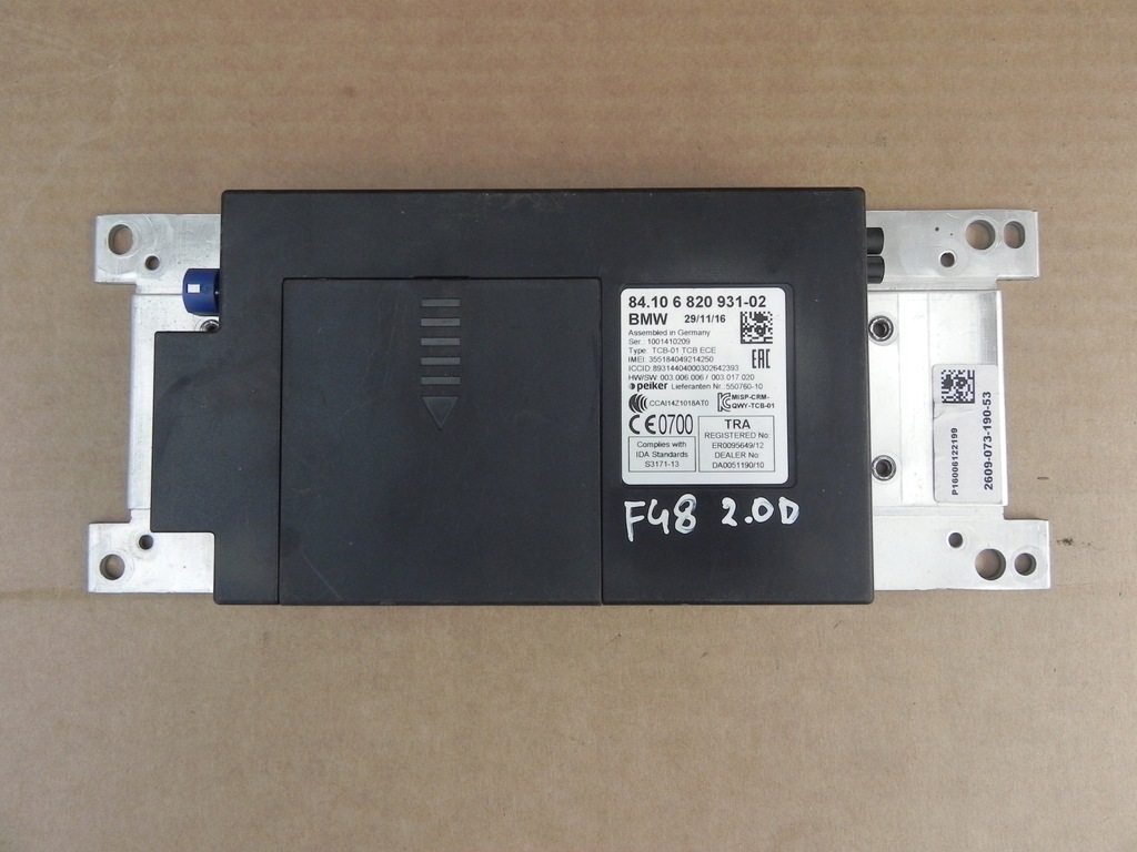фото №1, Bmw x1 f15 f30 f45 f46 f48 модуль telematic + акумулятор tcb
