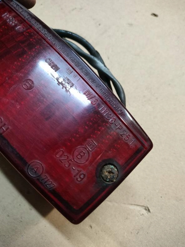 Лампа протитуманна задній mercedes porsche хром Недорого