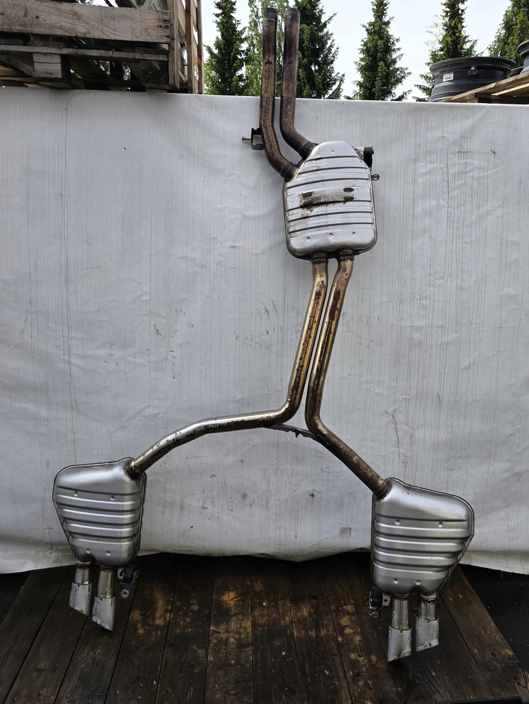 фото №10, Выхлоп гаситель kompletny audi s4 b8 2011r 3.0 v6 tfsi 245kw lz7h