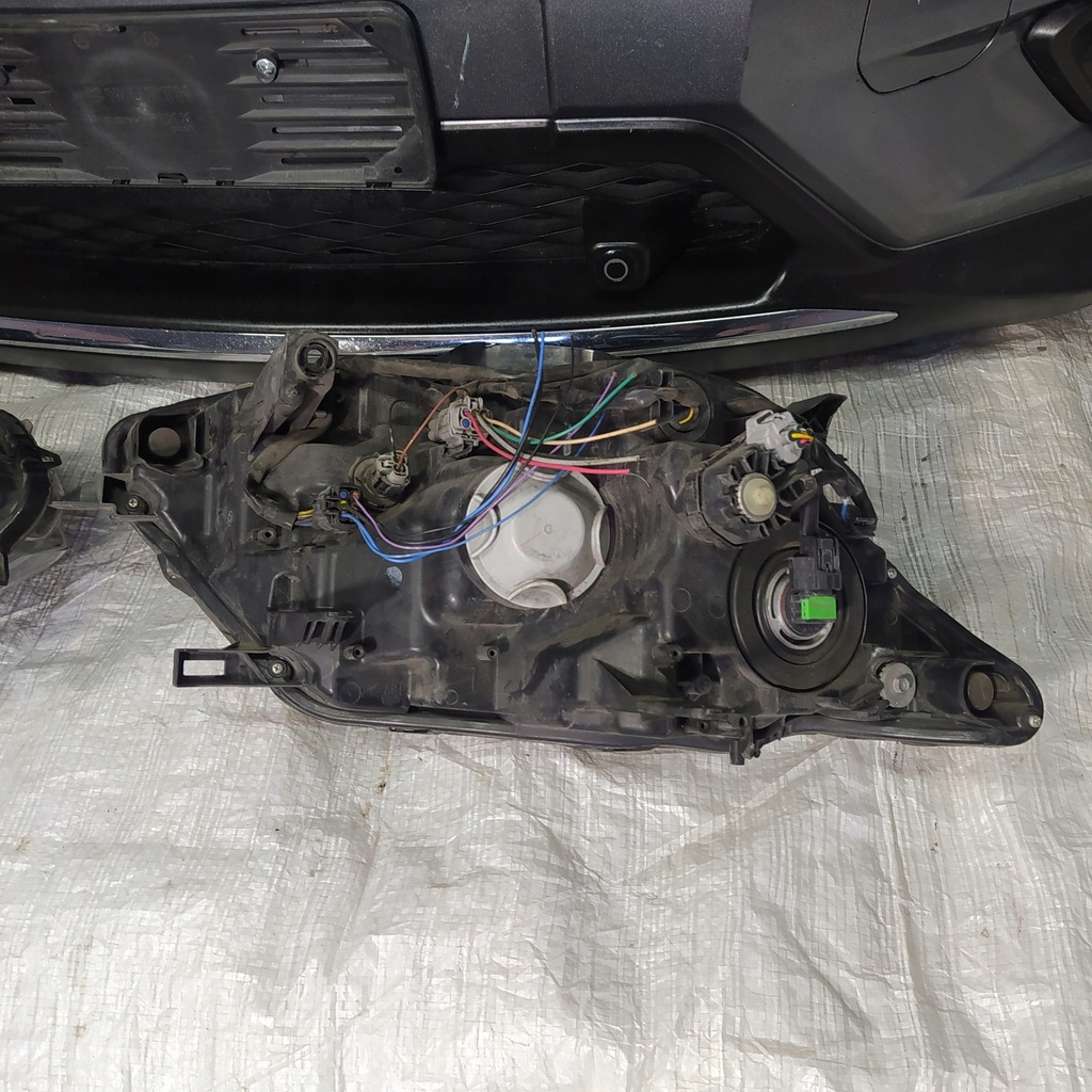 фото №7, Nissan x-trail t32 бампер капот лампы перед 4xpdc