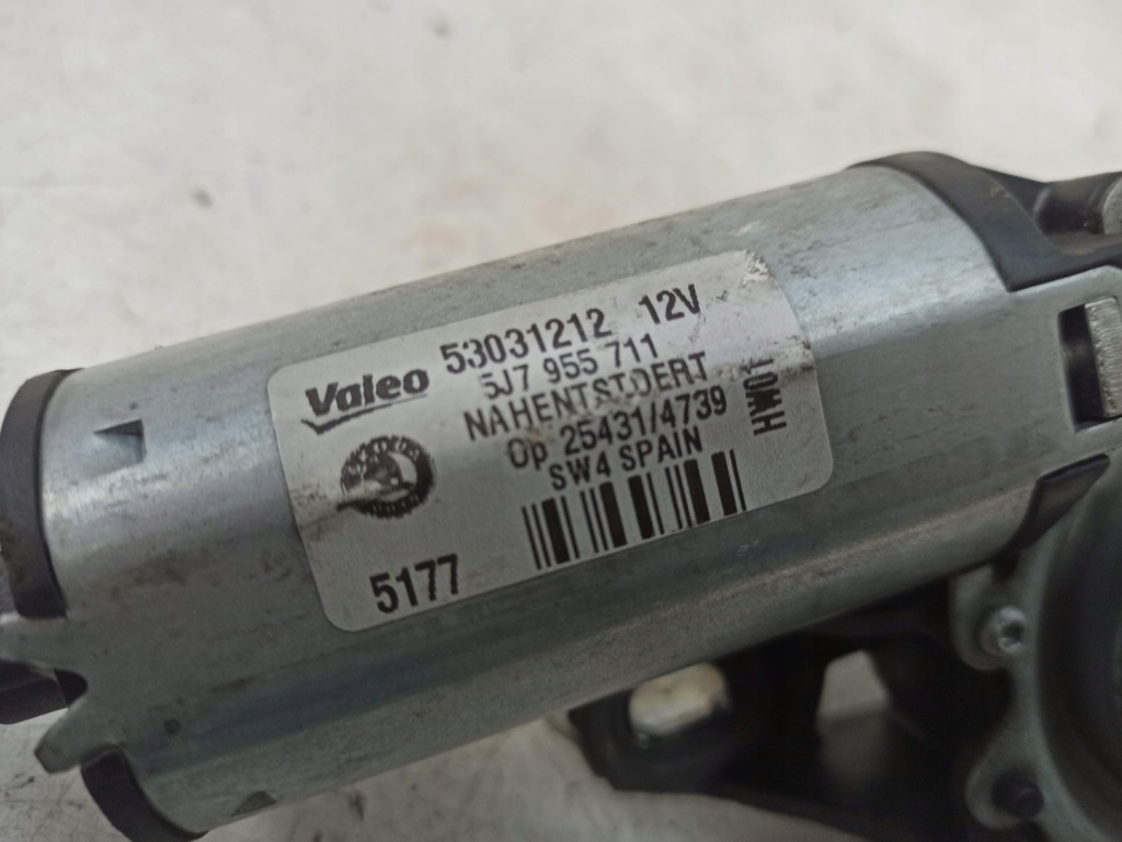 фото №5, Skoda roomster 5j моторчик дворники стекло задний 53031212