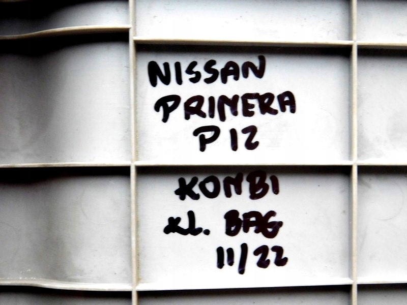 фото №8, 11/22 nissan primera p12 kombi заглушка крышки bag