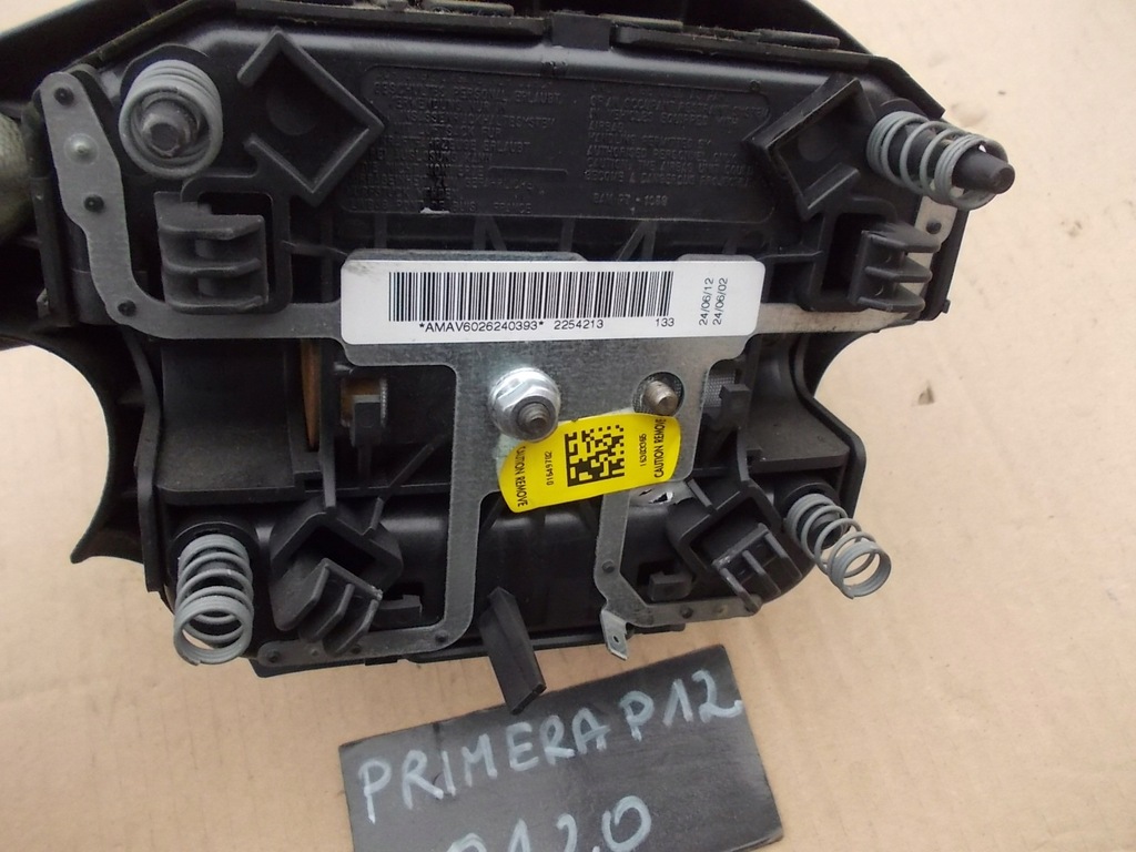 фото №5, Подушка подушка безопасности водителя nissan primera p12