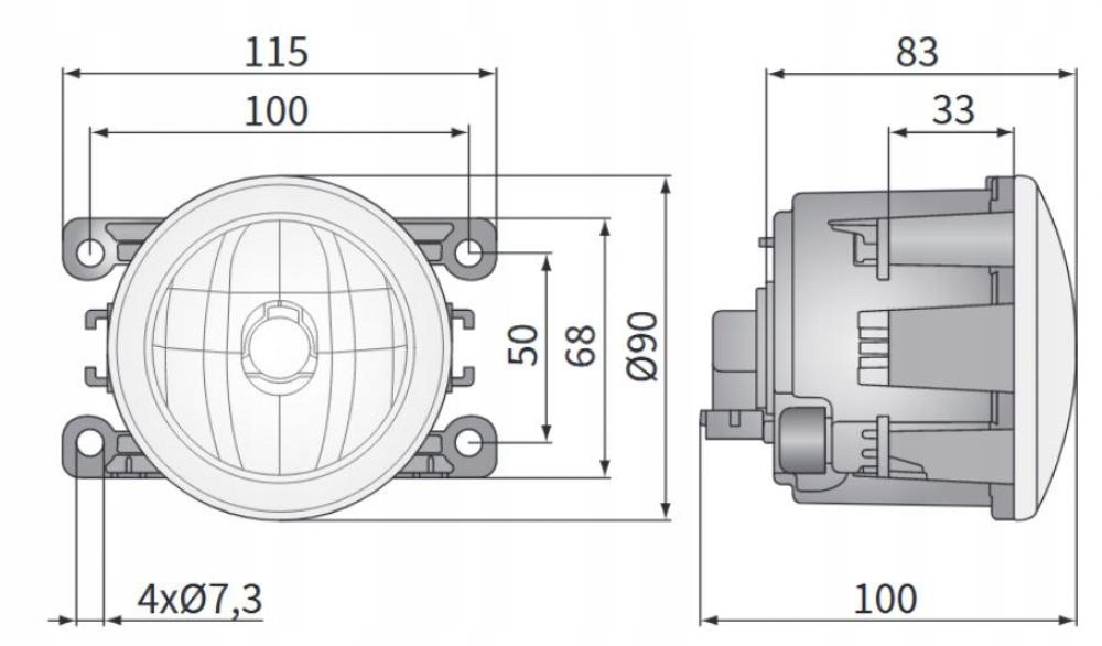 фото №11, Противотуманная фара противотуманные фары nissan navara note pathfinder pixo cabstar interstar lnw