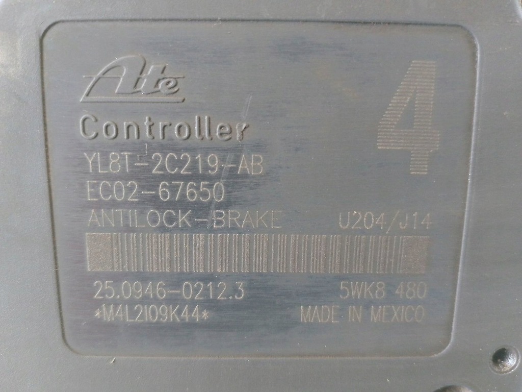 фото №7, Насос abs mazda tribute 00-08 yl8t-2c219-ab 2.0 16v